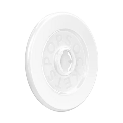 Clear Glitter Silver — MagSafe Round Base