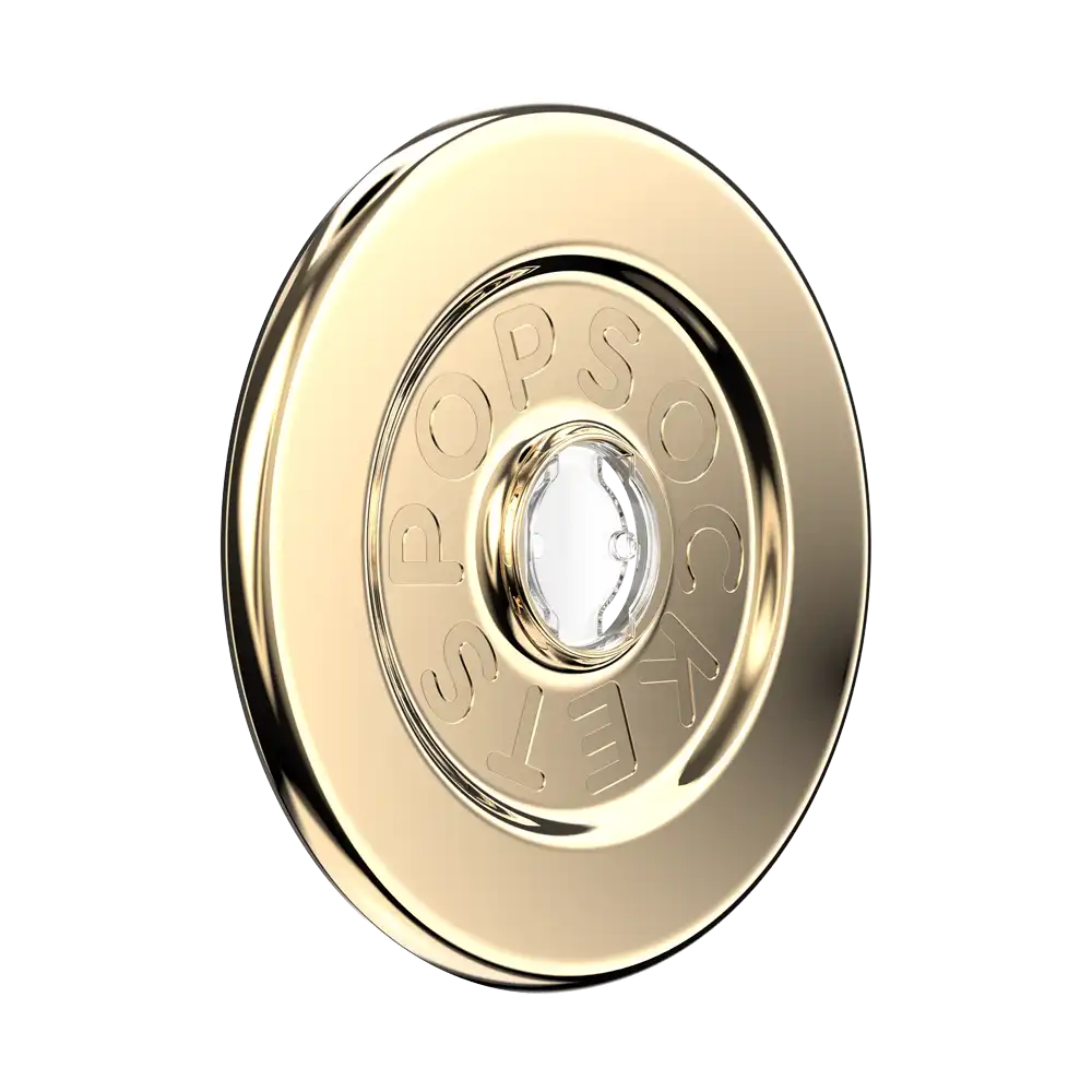 Clear Glitter Silver — MagSafe Round Base