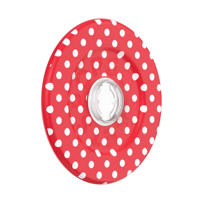 Clear Glitter Silver — MagSafe Round Base