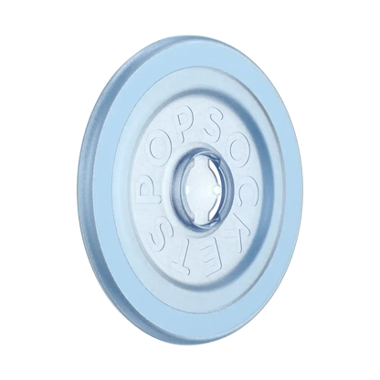 Clear Glitter Silver — MagSafe Round Base