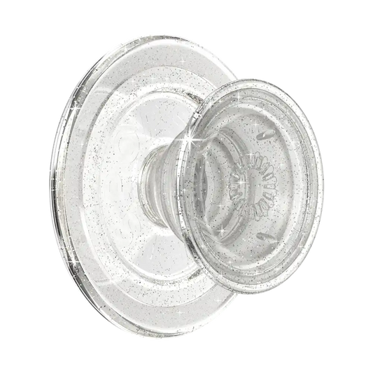 Clear Glitter — MagSafe PopGrip