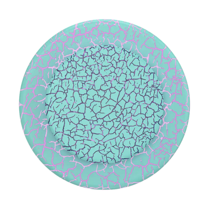 Crackle Reef Printed Sugar Plum — MagSafe PopGrip