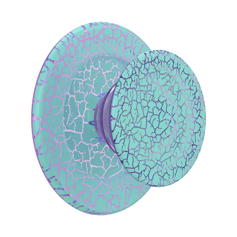 Crackle Reef Printed Sugar Plum — MagSafe PopGrip