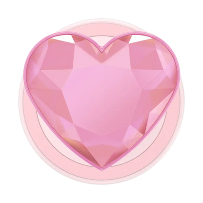 Crystal Heart — MagSafe PopGrip