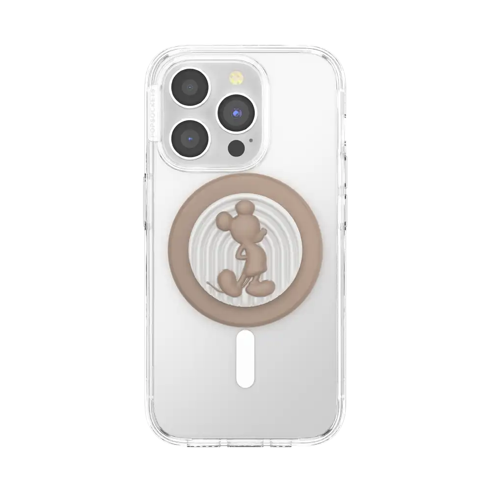 PopOut Latte Mickey — MagSafe PopGrip