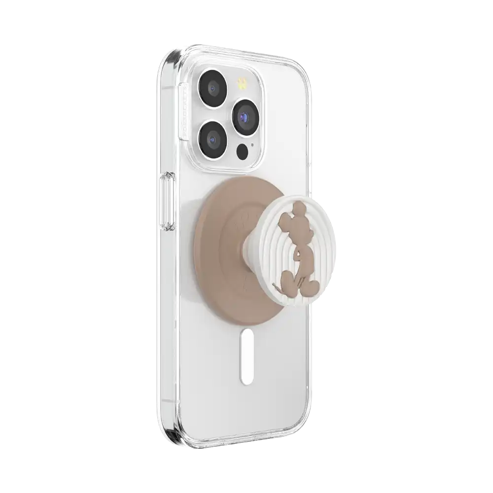 PopOut Latte Mickey — MagSafe PopGrip