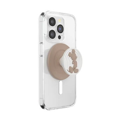PopOut Latte Mickey — MagSafe PopGrip