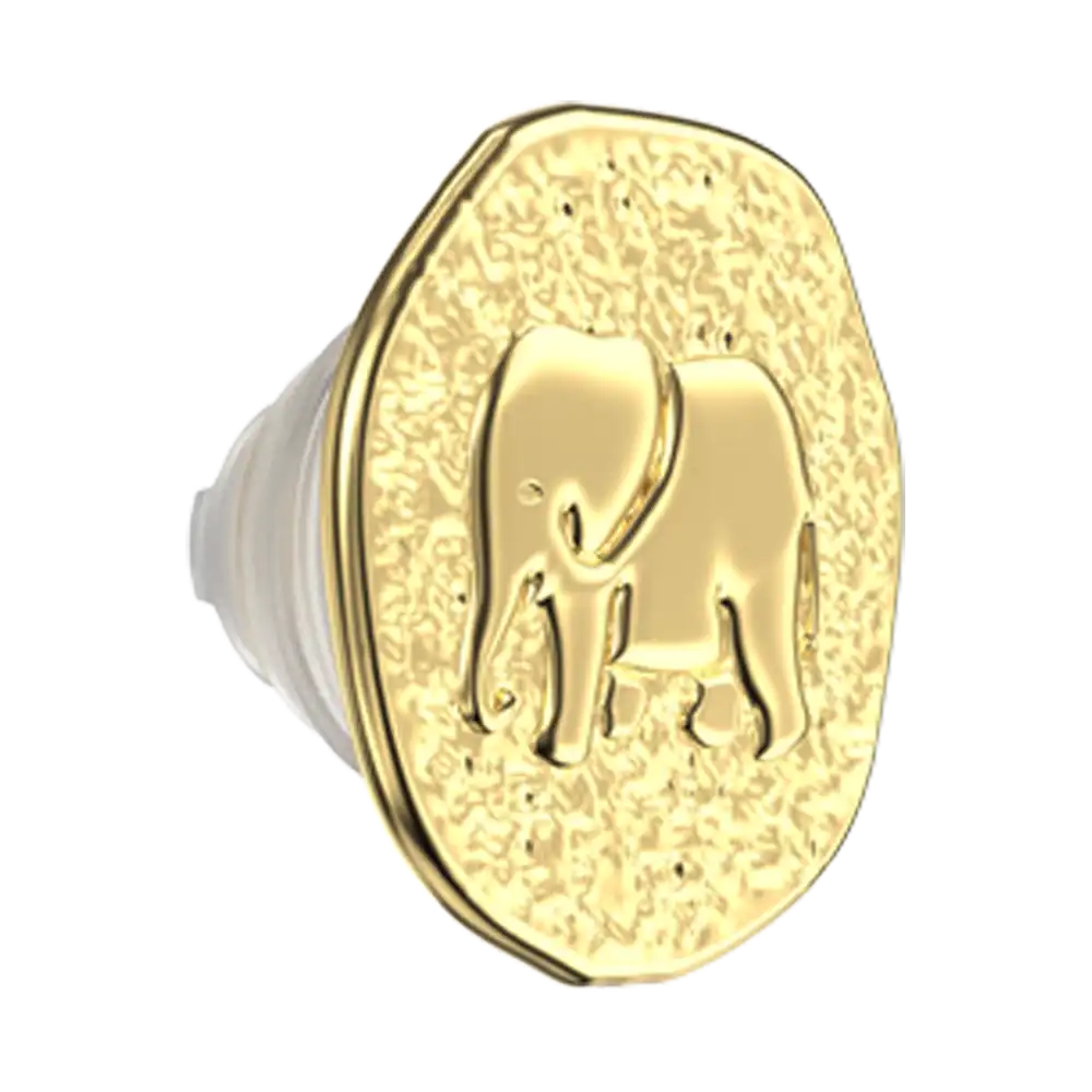 Enamel Elephant Token — MagSafe PopGrip