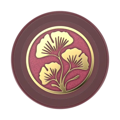 Enamel Ginkgo Oxblood — MagSafe PopGrip