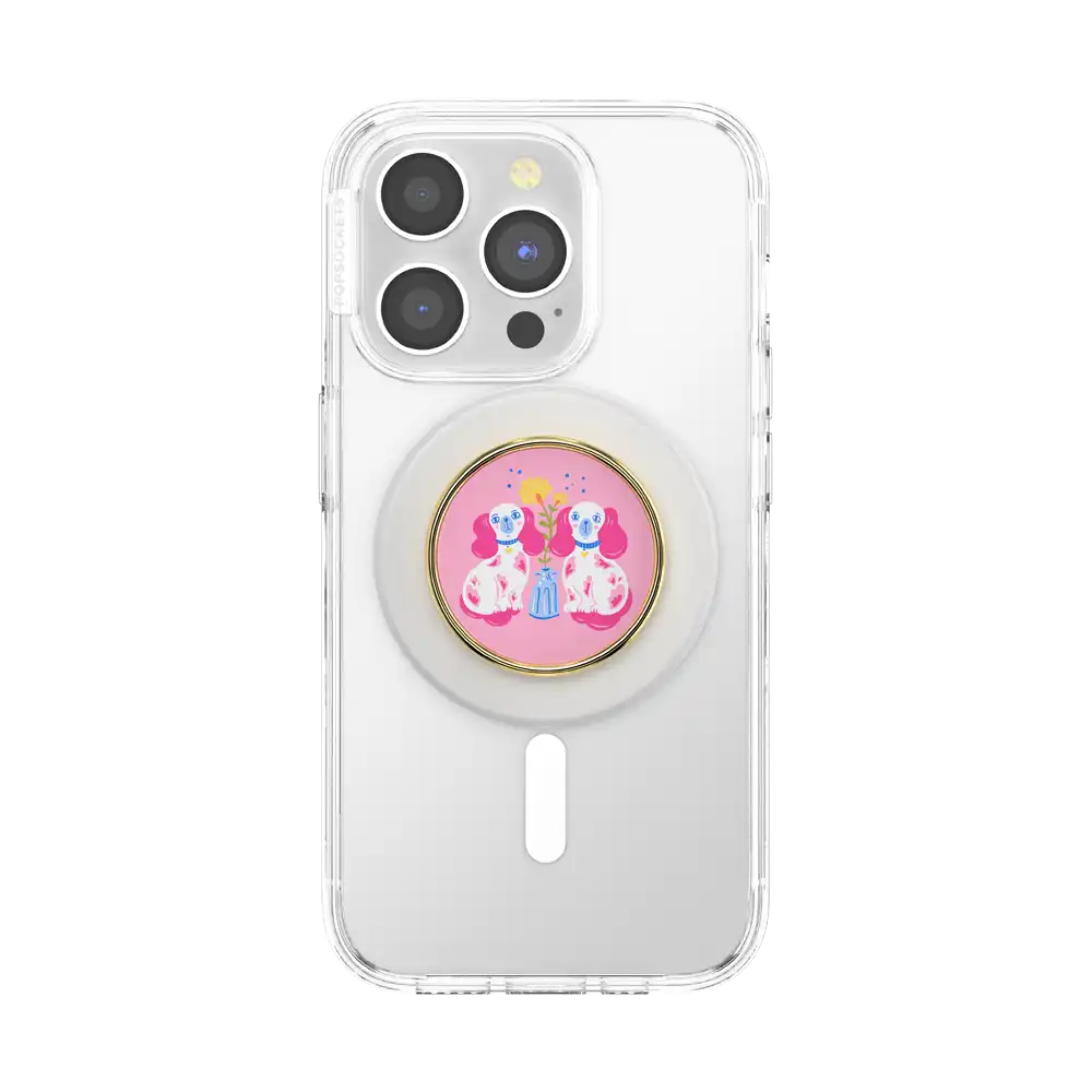 Enamel Staffordshire Furries — MagSafe PopGrip