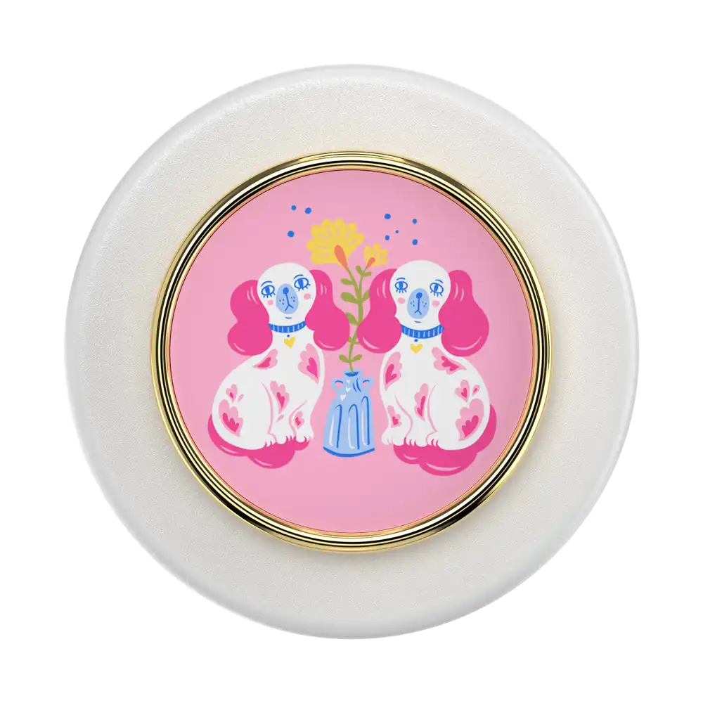 Enamel Staffordshire Furries — MagSafe PopGrip