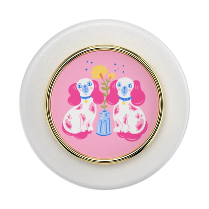 Enamel Staffordshire Furries — MagSafe PopGrip