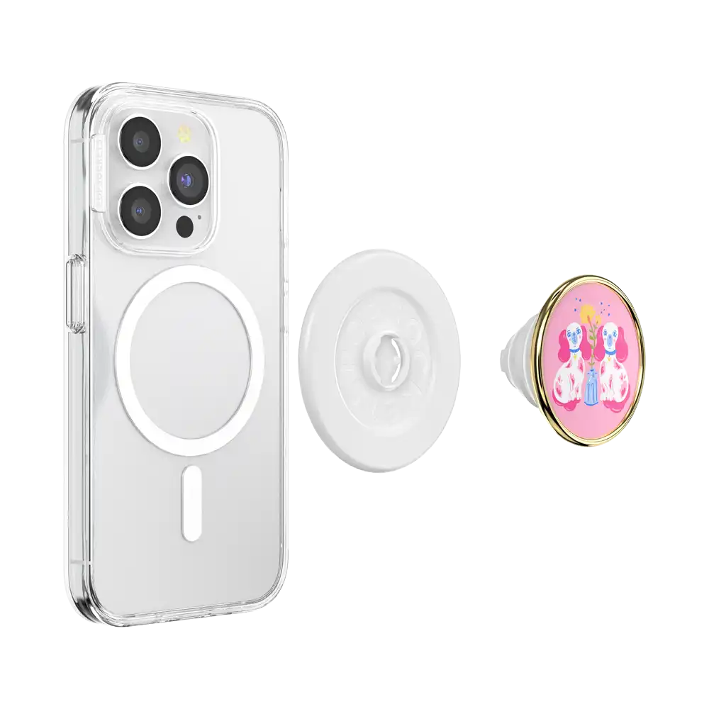 Enamel Staffordshire Furries — MagSafe PopGrip