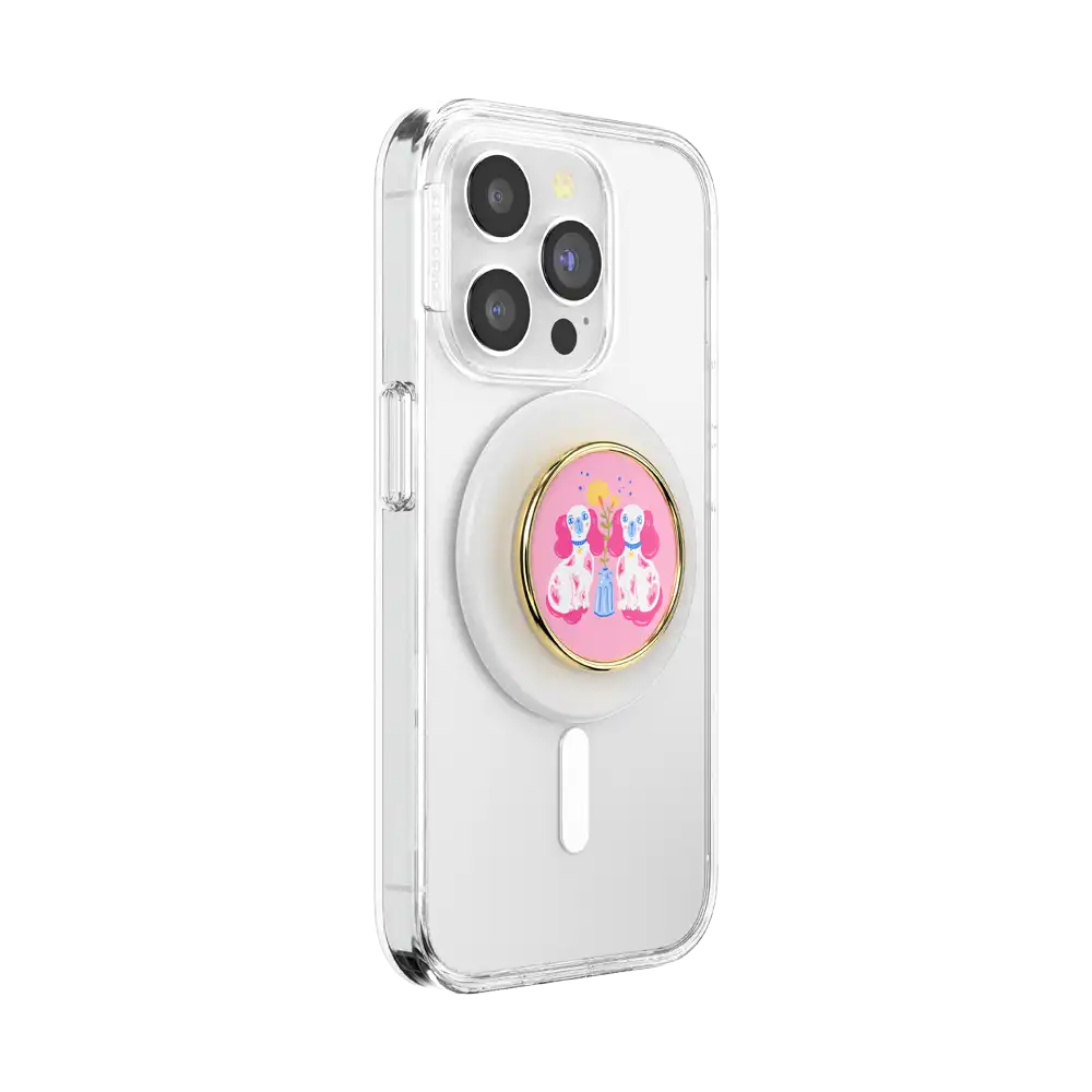 Enamel Staffordshire Furries — MagSafe PopGrip