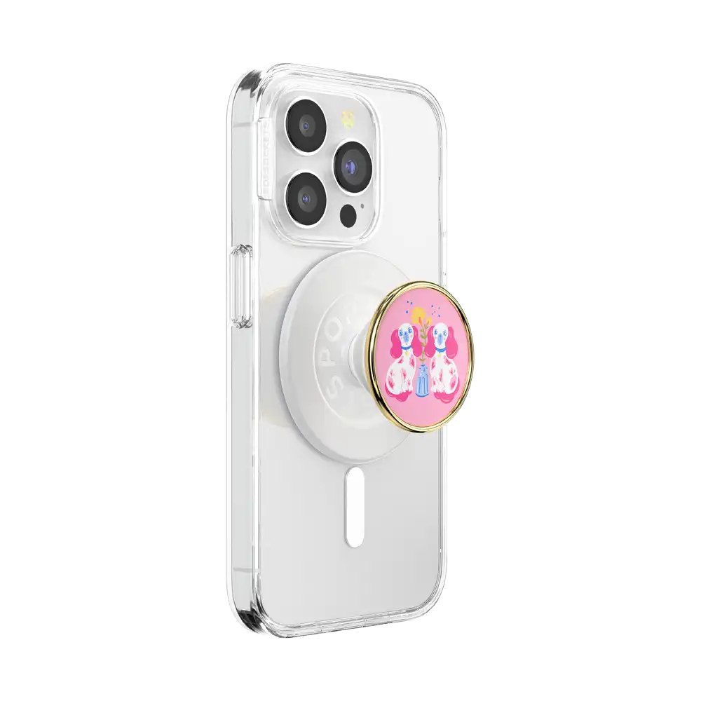 Enamel Staffordshire Furries — MagSafe PopGrip