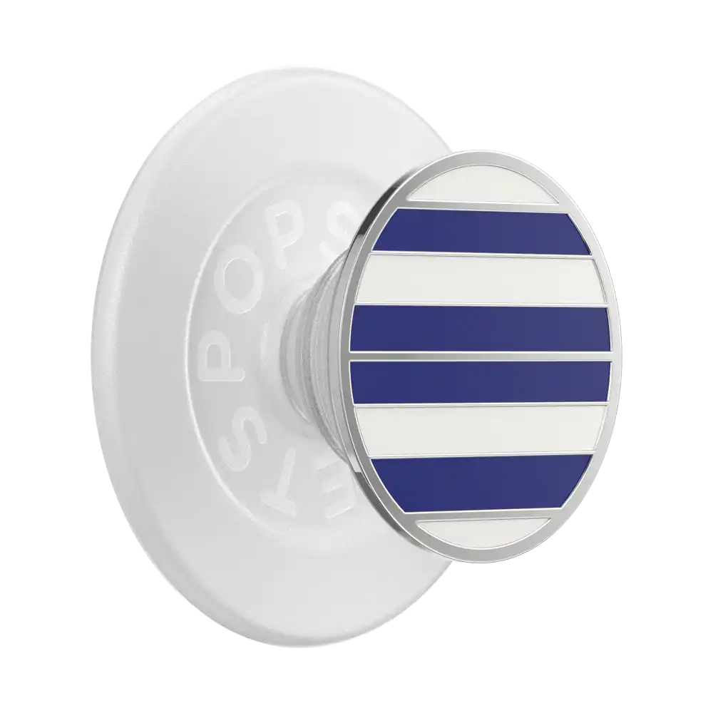 Enamel Nautical Stripe — MagSafe PopGrip