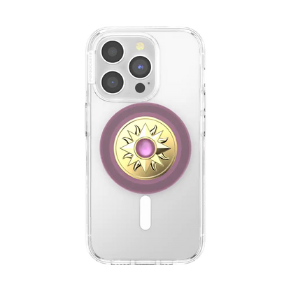 Enamel Sun Jewel Mauve — MagSafe PopGrip