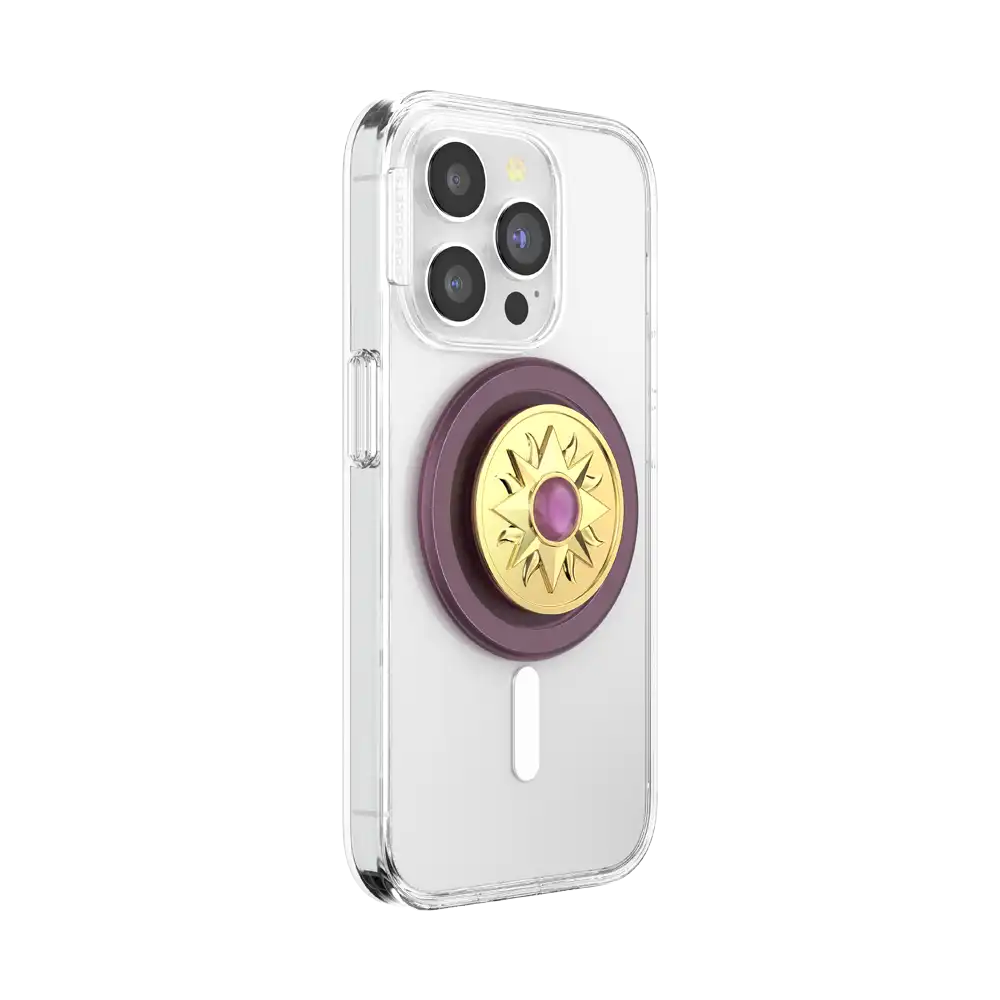 Enamel Sun Jewel Mauve — MagSafe PopGrip
