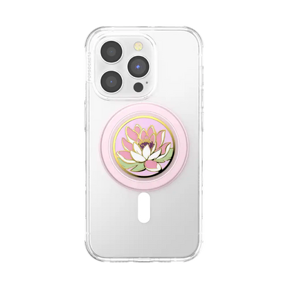 Enamel Water Lily — MagSafe PopGrip
