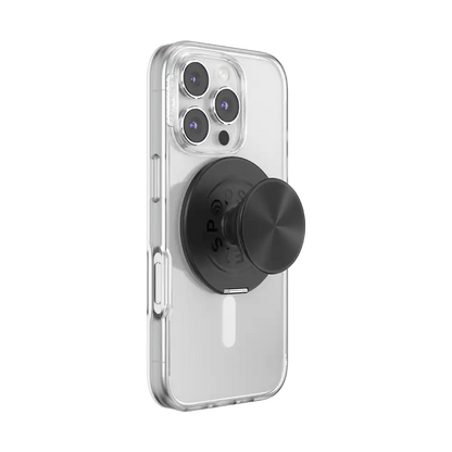Aluminum Radial Black — MagSafe Kick-Out Grip & Stand