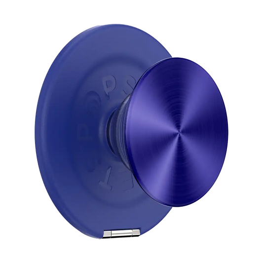 Aluminum Radial French Navy — MagSafe Kick-Out Grip & Stand