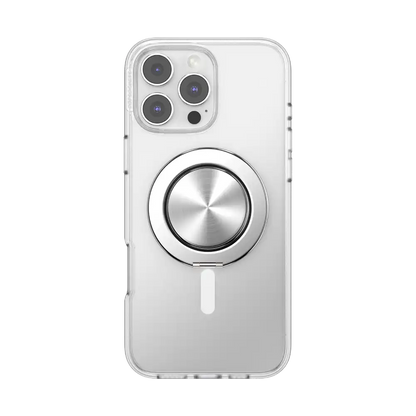 Aluminum Radial Silver — MagSafe Kick-Out Grip & Stand