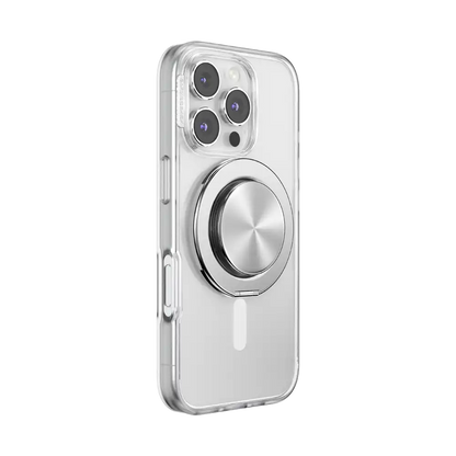 Aluminum Radial Silver — MagSafe Kick-Out Grip & Stand