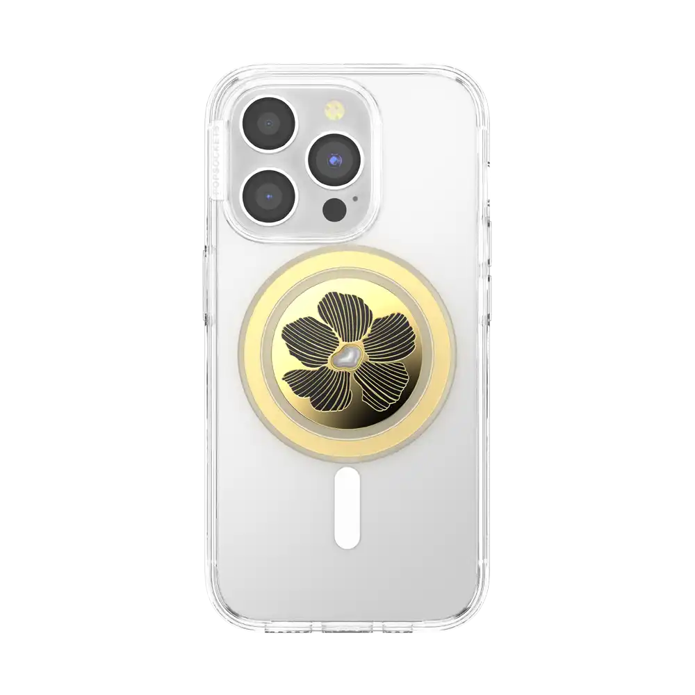 Enamel Floral Relief — MagSafe PopGrip