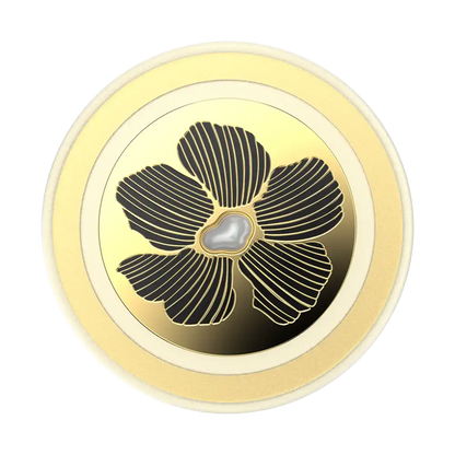 Enamel Floral Relief — MagSafe PopGrip