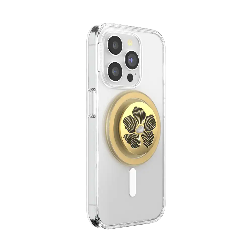 Enamel Floral Relief — MagSafe PopGrip