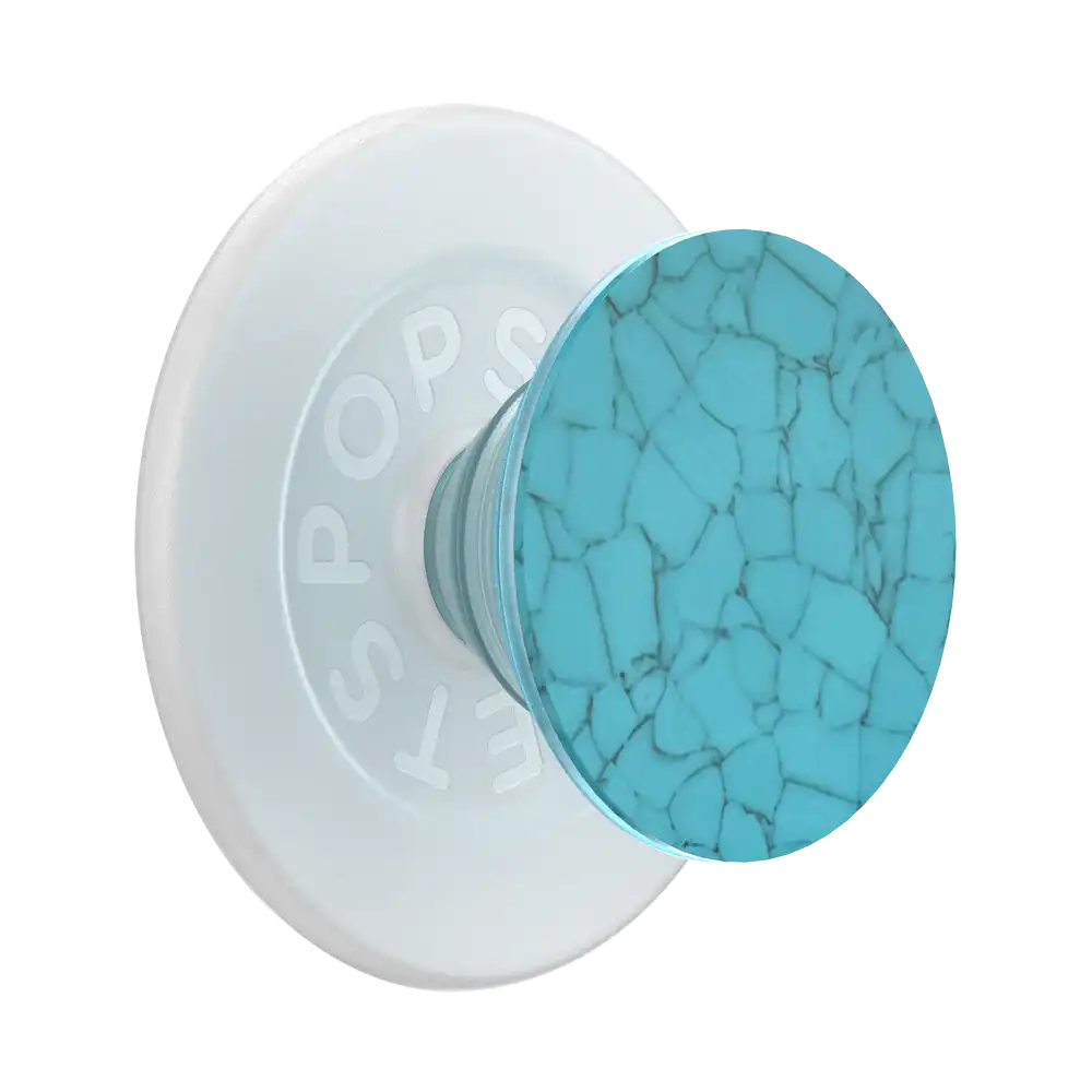 Aluminum Moire Turquoise — MagSafe PopGrip