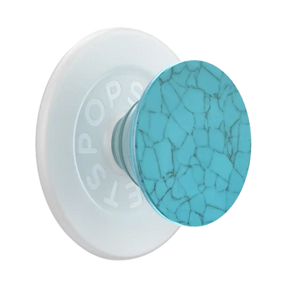 Aluminum Moire Turquoise — MagSafe PopGrip