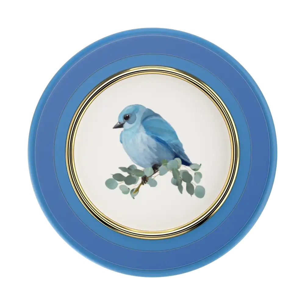 Enamel Blue Bird — MagSafe PopGrip