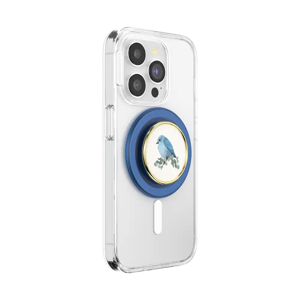 Enamel Blue Bird — MagSafe PopGrip