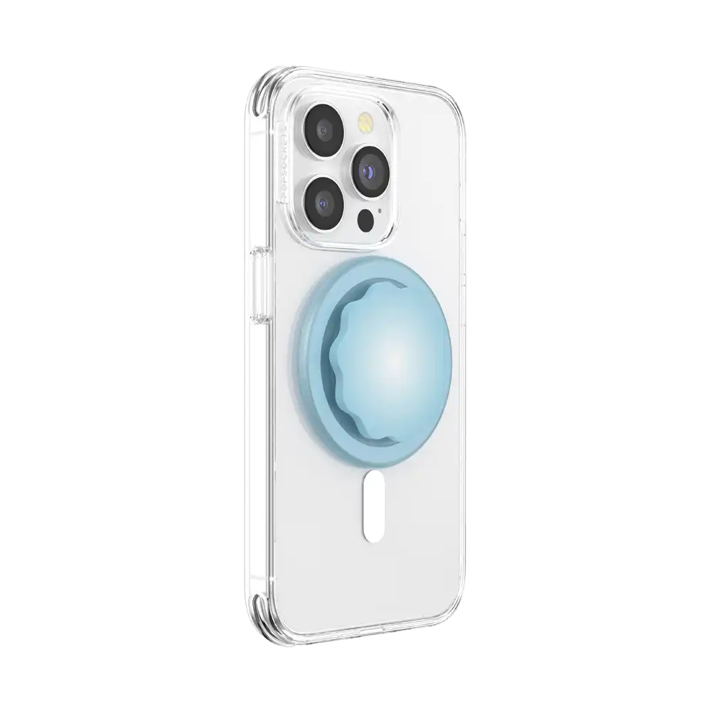Molded Flower Blue Sigh — MagSafe PopGrip