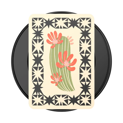Card Desert Bloom — MagSafe PopGrip