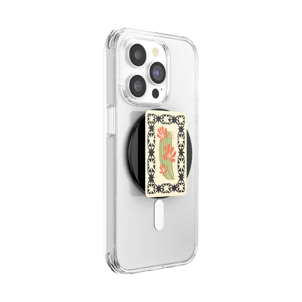 Card Desert Bloom — MagSafe PopGrip