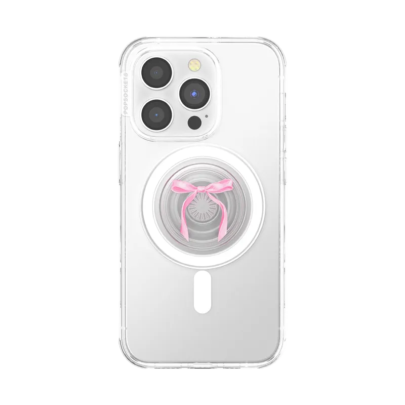 Pink Bow — MagSafe PopGrip