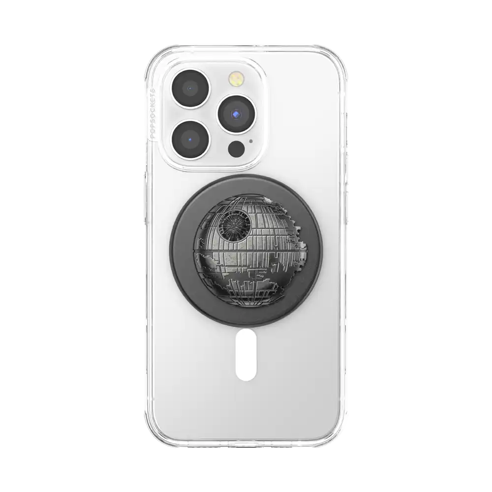 Dimensionals Enamel Death Star — MagSafe PopGrip