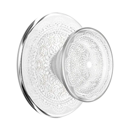 Enamel Floral Relief — MagSafe PopGrip