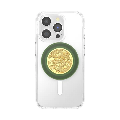 Enamel Dragon — MagSafe PopGrip