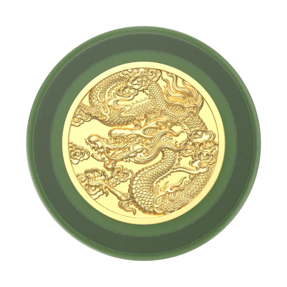 Enamel Dragon — MagSafe PopGrip