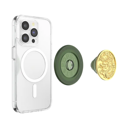 Enamel Dragon — MagSafe PopGrip