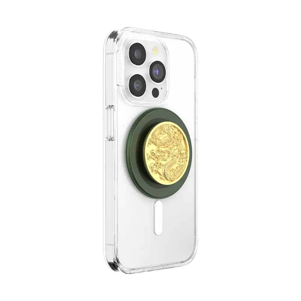 Enamel Dragon — MagSafe PopGrip