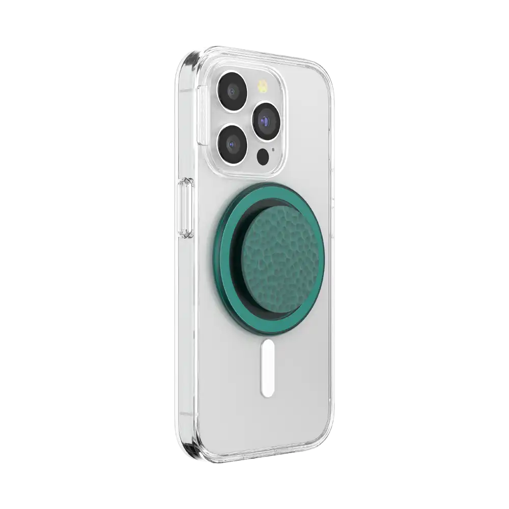 Enamel Hammered Fresh Pine — MagSafe PopGrip