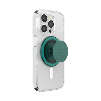 Enamel Hammered Fresh Pine — MagSafe PopGrip