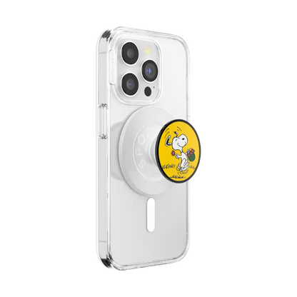 Enamel Snoopy Skip — MagSafe PopGrip