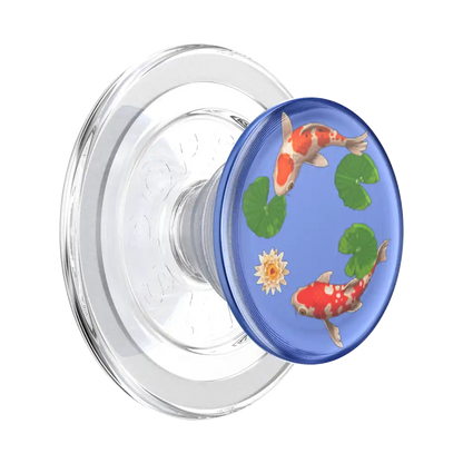 Enamel Lace Blue Vermeer — MagSafe PopGrip