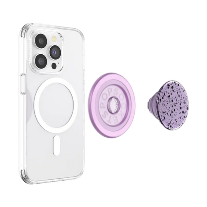 Aluminum Sugar Plum Speckle — MagSafe PopGrip