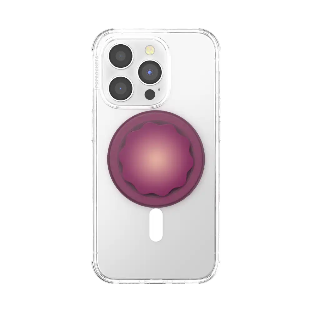 Molded Flower Red Wine — MagSafe PopGrip
